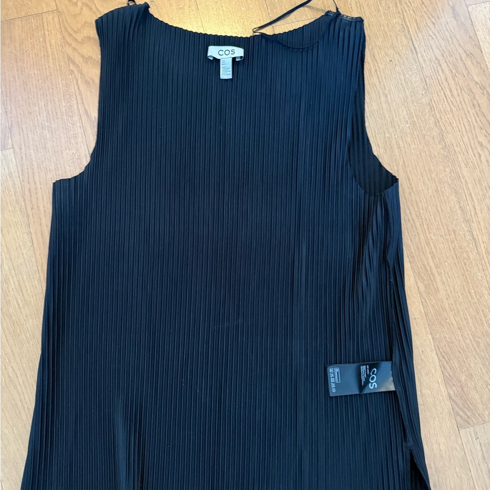 COS Black Ribbed Top - Picture 3 of 3